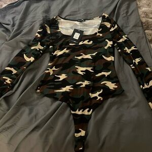 Hiding From You Camo Bodysuit - Fashion Nova - camouflage